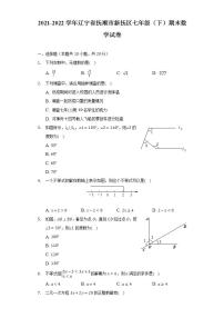 2021-2022学年辽宁省抚顺市新抚区七年级（下）期末数学试卷（Word解析版）