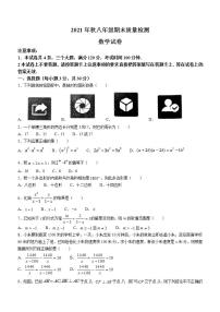 河南省商丘市柘城县2021-2022学年八年级上学期期末数学试题2(含答案)