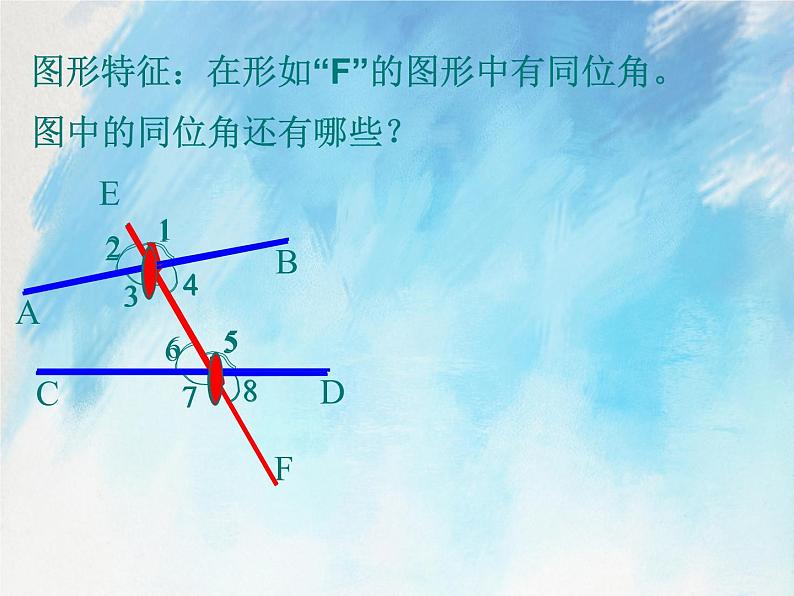 人教版（五四学制）7上数学 12.1.3 同位角、内错角、同旁内角 课件+教案04