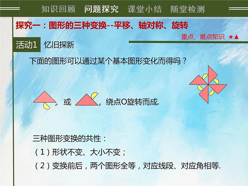 人教版（五四学制）9上数学 30.3 课题学习 图案设计 课件第4页