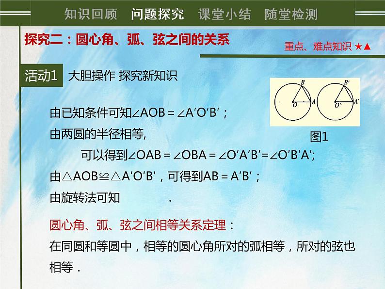 人教版（五四学制）9上数学 31.1.3 弧、弦、圆心角 课件第8页