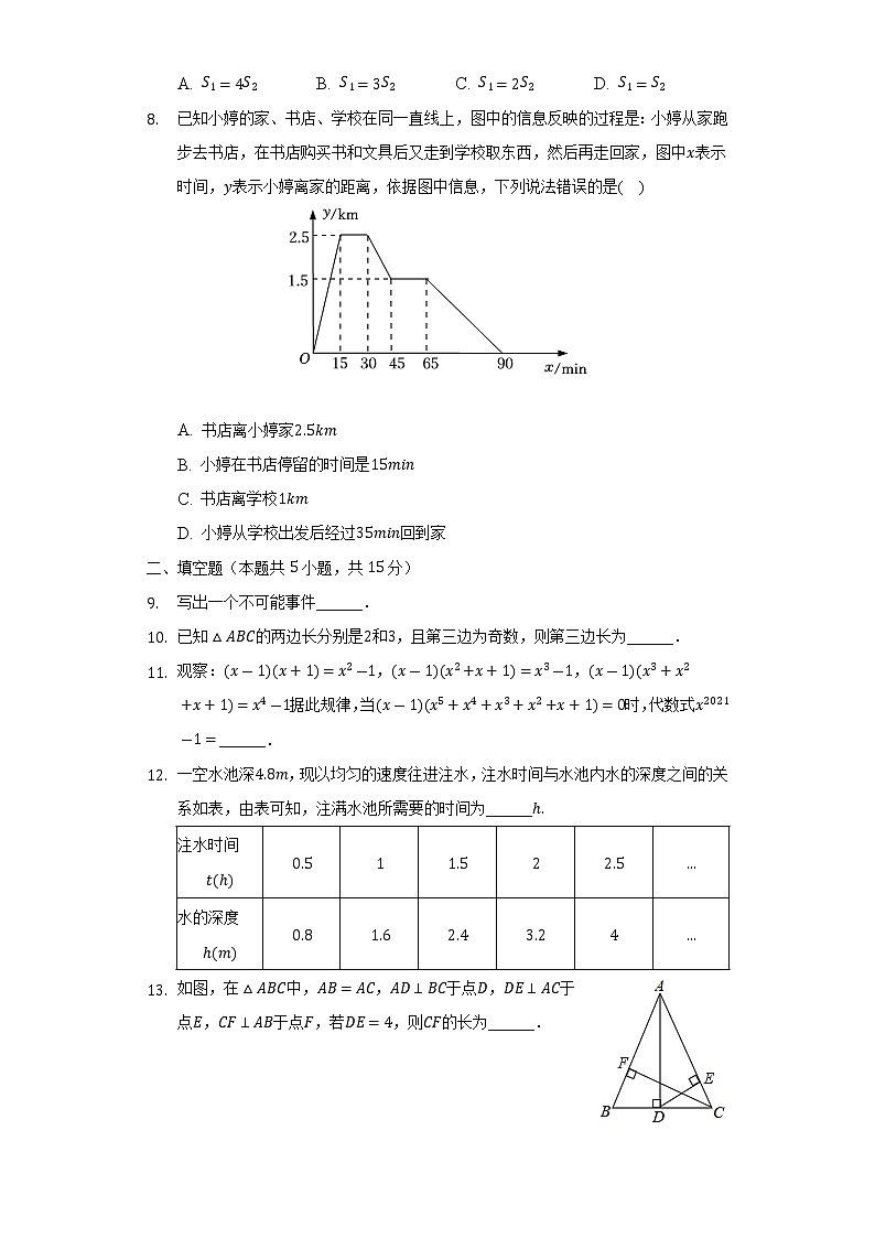 陕西省汉中市城固县2021-2022学年七年级下学期期末数学试卷 (word版含答案)02