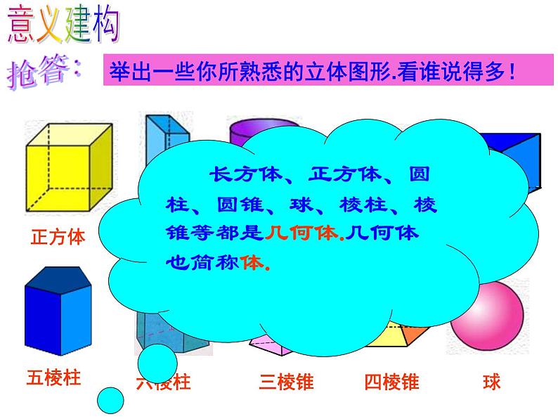 人教版七年级数学上册--4.1.2点、线、面、体-课件3第4页