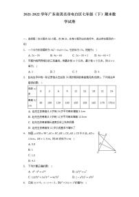 2021-2022学年广东省茂名市电白区七年级（下）期末数学试卷（Word解析版）