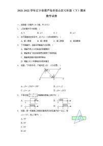 2021-2022学年辽宁省葫芦岛市连山区七年级（下）期末数学试卷（Word解析版）