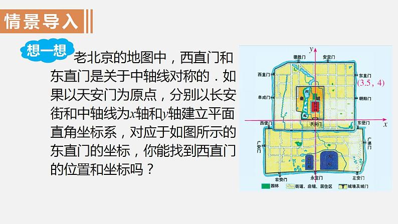 人教版八年级数学上册--13.2  画轴对称图形第2课时 用坐标表示轴对称（课件）02