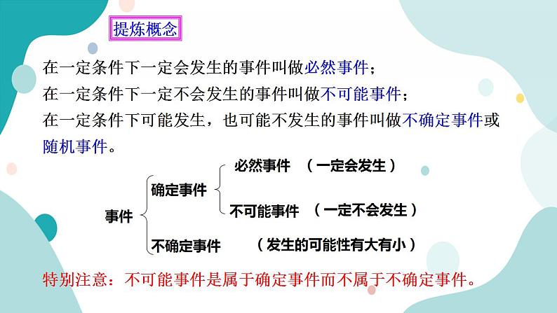 浙教版9年级上册数学2.1事件的可能性（1） 课件+教案+学案06