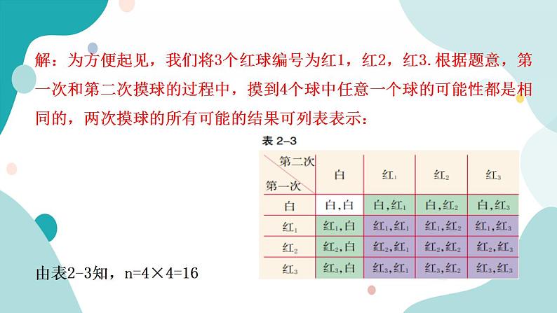 浙教版9年级上册数学2.2简单事件的概率（2） 课件+教案+学案05