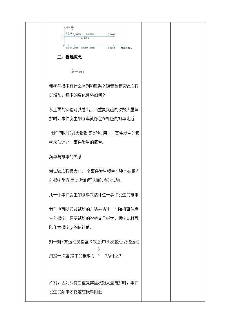 浙教版9年级上册数学2.3用频率估计概率教案第2页