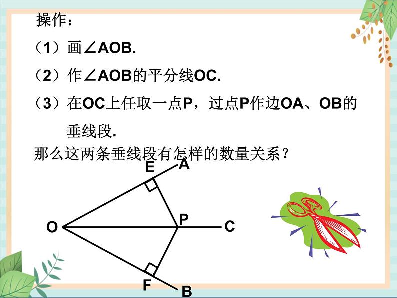 沪教版数学八上19.5《角的平分（2）》课件第3页