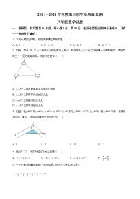 山东省枣庄市峄城区2021-2022学年八年级下学期期中数学试题(word版含答案)