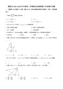 山东省烟台市栖霞市2021-2022学年八年级下学期期末数学试题(word版含答案)