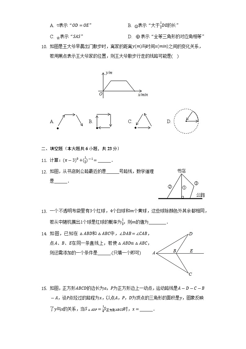 2021-2022学年河南省平顶山市郏县七年级（下）期末数学试卷（Word解析版）第3页