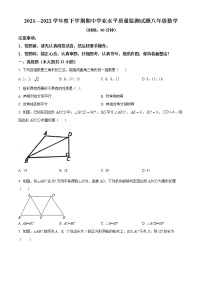 山东省临沂市罗庄区2021-2022学年八年级下学期期中数学试题(word版含答案)