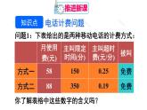 人教版七年级数学上册课件--3.4 实际问题与一元一次方程 电话计费问题