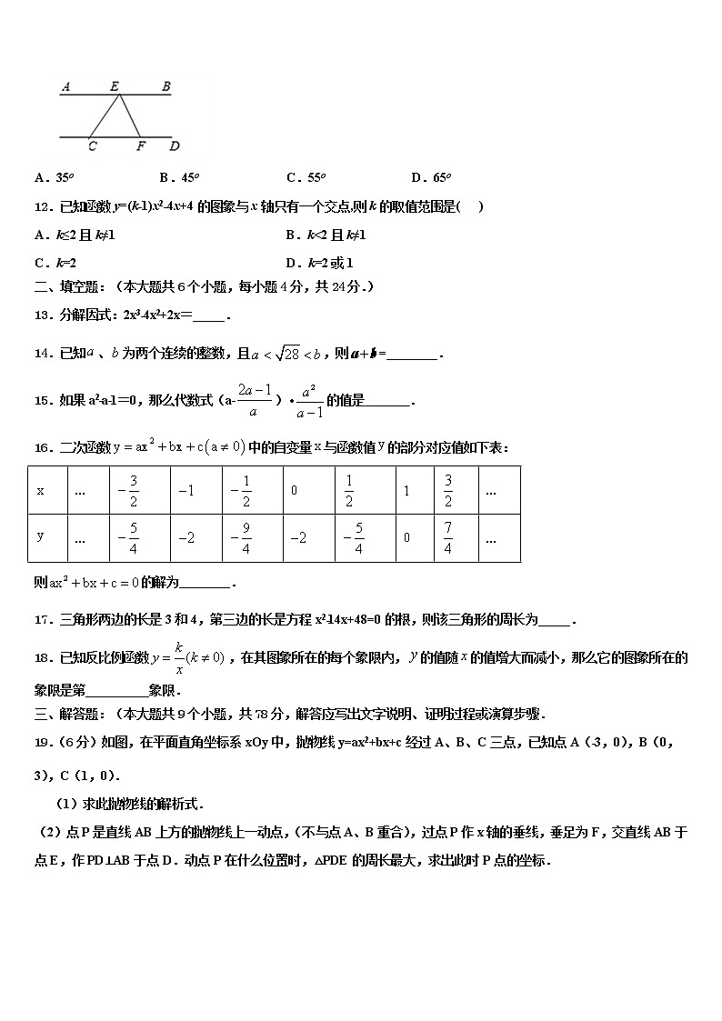 2022年内蒙古自治区鄂尔多斯市康巴什区第二中学中考数学对点突破模拟试卷含解析第3页