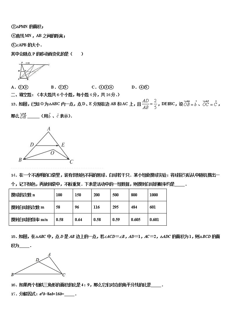 2022年山东省青岛市胶州实验市级名校中考一模数学试题含解析03
