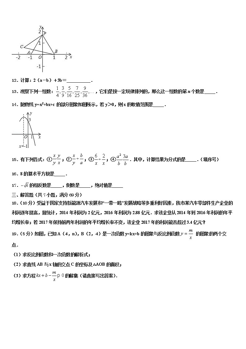 2022年山东省邹城市第八中学中考数学模拟预测试卷含解析第3页