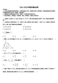 2022年山西省临汾市市级名校中考数学适应性模拟试题含解析