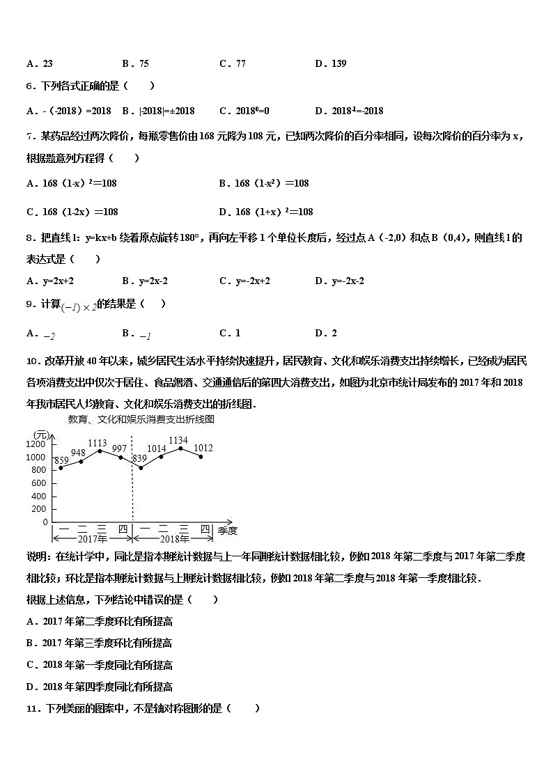 2022年陕西宝鸡市中考适应性考试数学试题含解析02