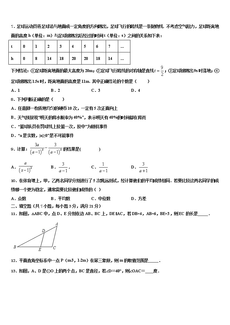 2022年山东省淄博市桓台区中考猜题数学试卷含解析02
