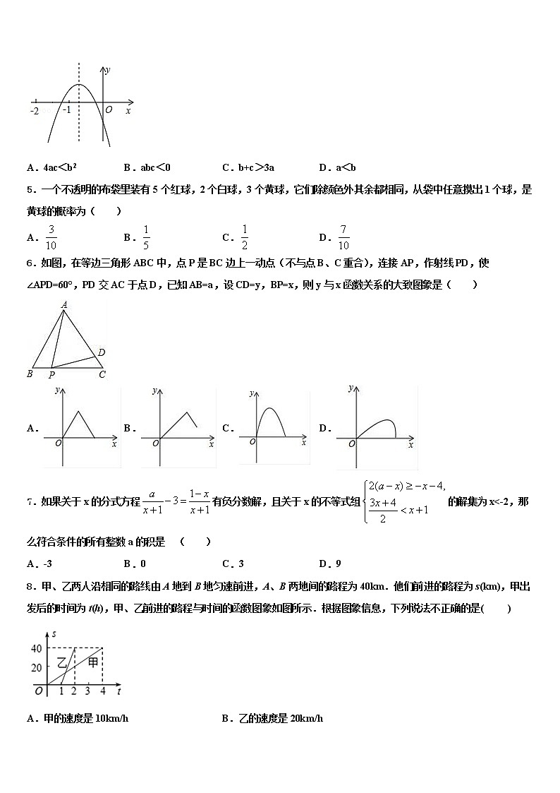 2022年陕西省榆林市靖边第二中学中考数学最后冲刺浓缩精华卷含解析02
