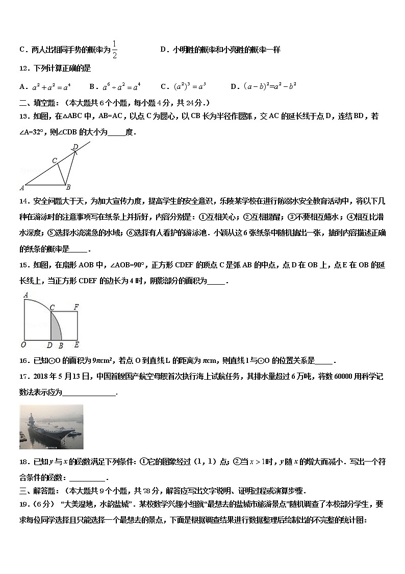 2022年浙江省杭州市十三中学教育集团中考数学猜题卷含解析03