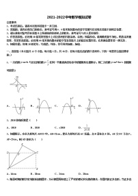 2022年浙江省杭州市朝晖中学中考数学模拟精编试卷含解析