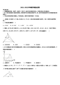 2022年新疆生产建设兵团27团中学中考冲刺卷数学试题含解析