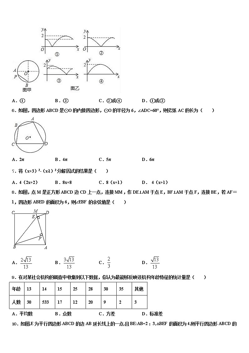 2022年陕西省西安市碑林区达标名校中考数学最后冲刺模拟试卷含解析02