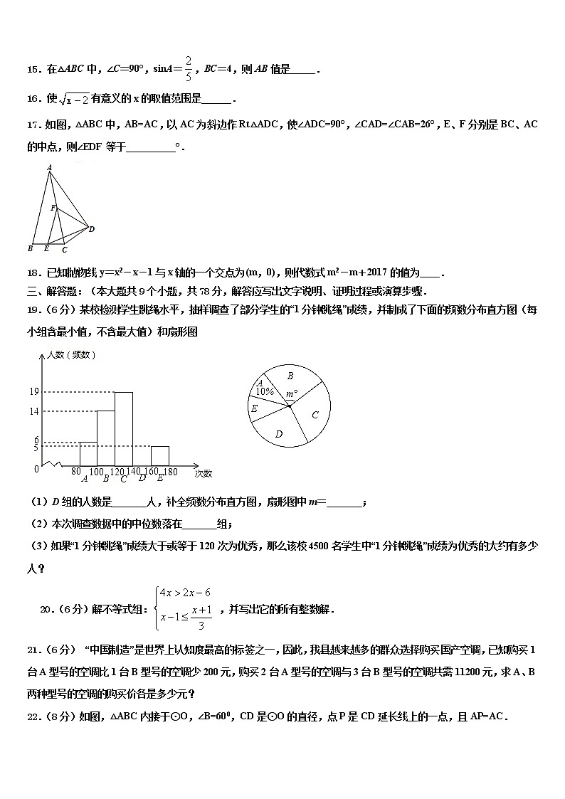 2022年四川省成都市棕北中学中考数学适应性模拟试题含解析03