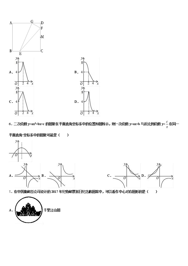 2022年上海市金山区名校中考数学考试模拟冲刺卷含解析02