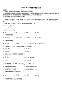 2022年陕西省咸阳市陕科大重点达标名校中考适应性考试数学试题含解析