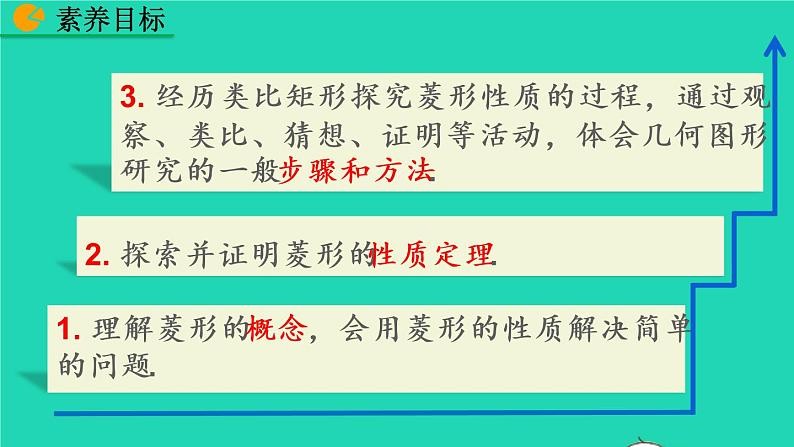 2022八年级数学下册第十八章平行四边形18.2特殊的平行四边形18.2.2菱形第1课时教学课件新版新人教版第4页