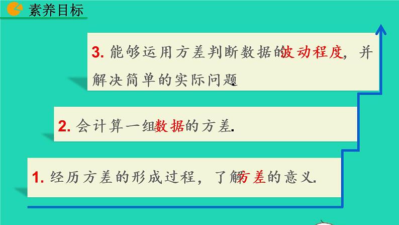 2022八年级数学下册第二十章数据的分析20.2数据的波动程度第1课时教学课件新版新人教版第4页