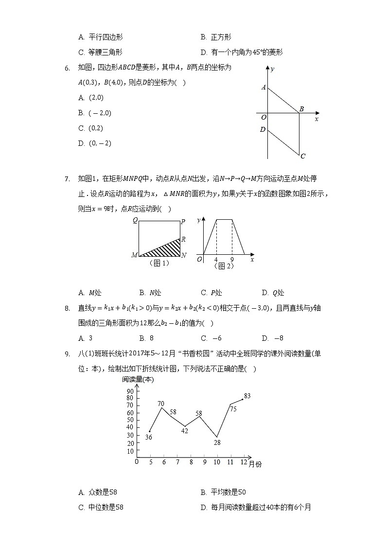 2021-2022学年河南省漯河市舞阳县八年级（下）期末数学试卷(解析版)02