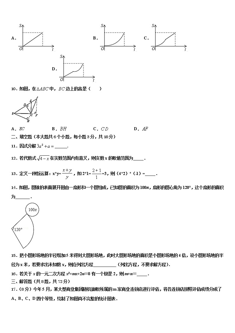 安徽六安市叶集区观山中学2021-2022学年中考联考数学试卷含解析03