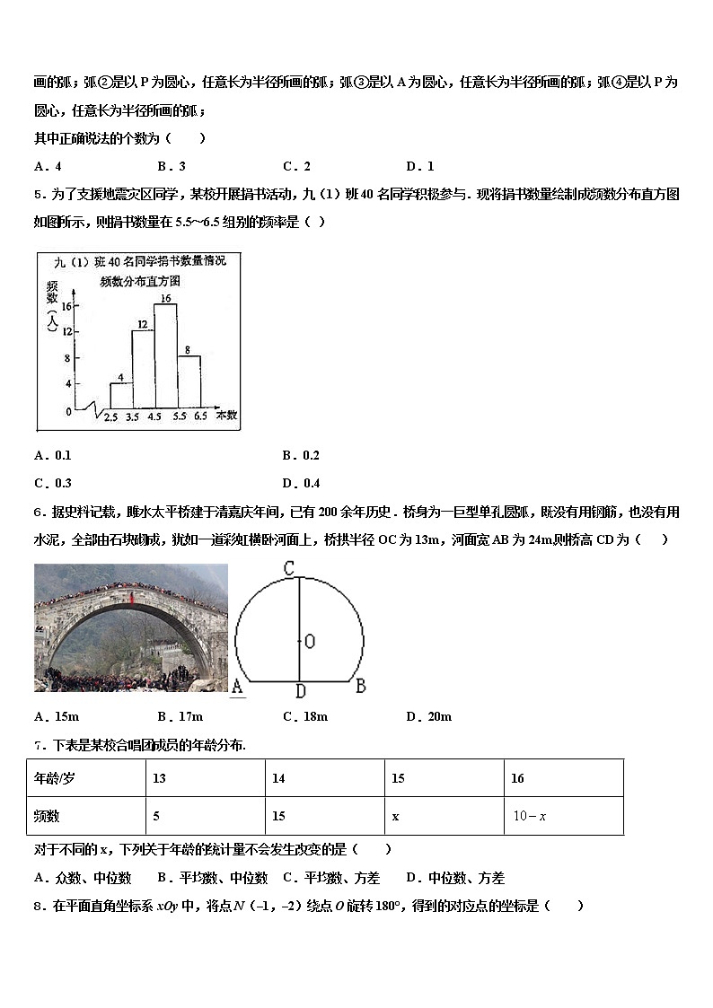 安徽省滁州市全椒县2021-2022学年中考考前最后一卷数学试卷含解析第2页