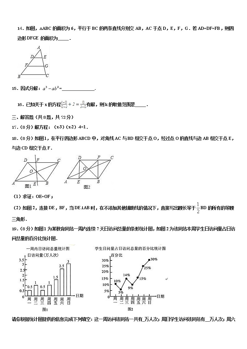 安徽省和县联考2022年中考试题猜想数学试卷含解析第3页