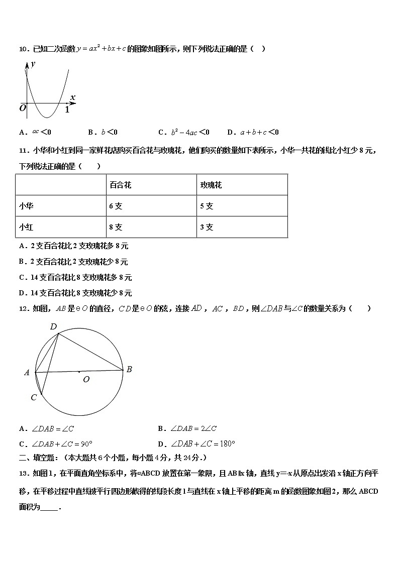 安徽省合肥市包河区48中学2021-2022学年中考联考数学试题含解析03