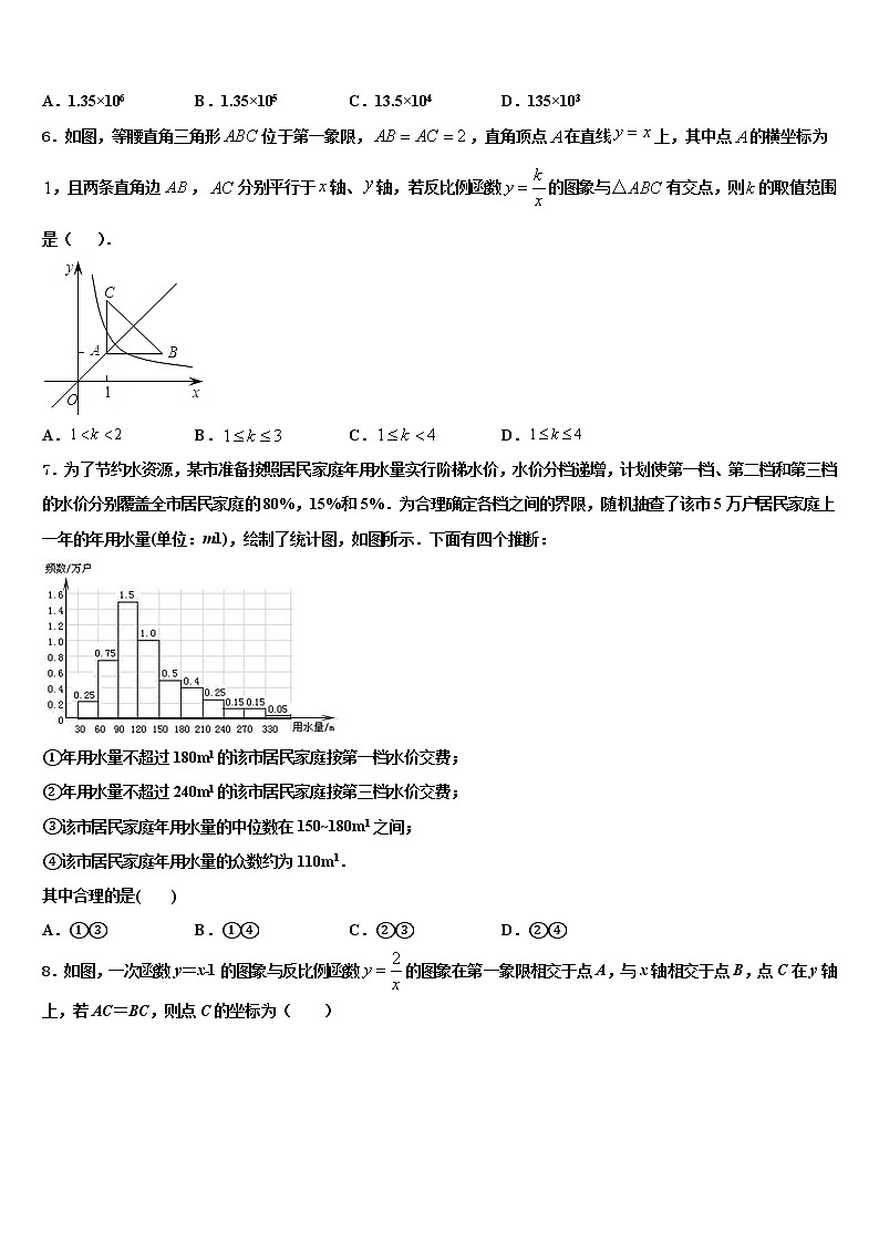 北京清华大附属中学2022年中考数学模拟预测试卷含解析第2页