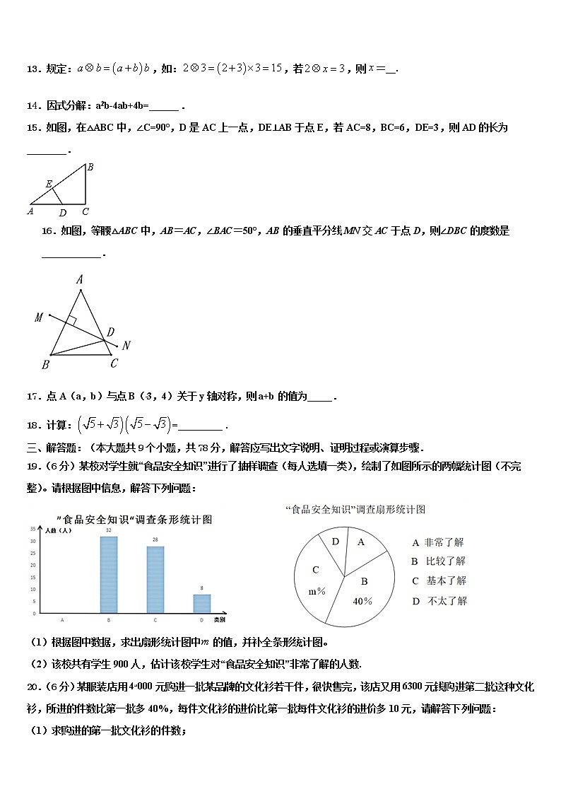 安徽省蒙城重点达标名校2022年初中数学毕业考试模拟冲刺卷含解析第3页