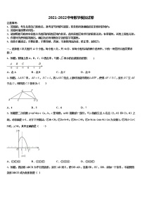 安徽省马鞍山市2021-2022学年中考数学模试卷含解析