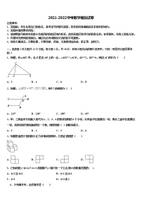 安徽省宿州市鹏程中学2021-2022学年中考数学模拟预测试卷含解析