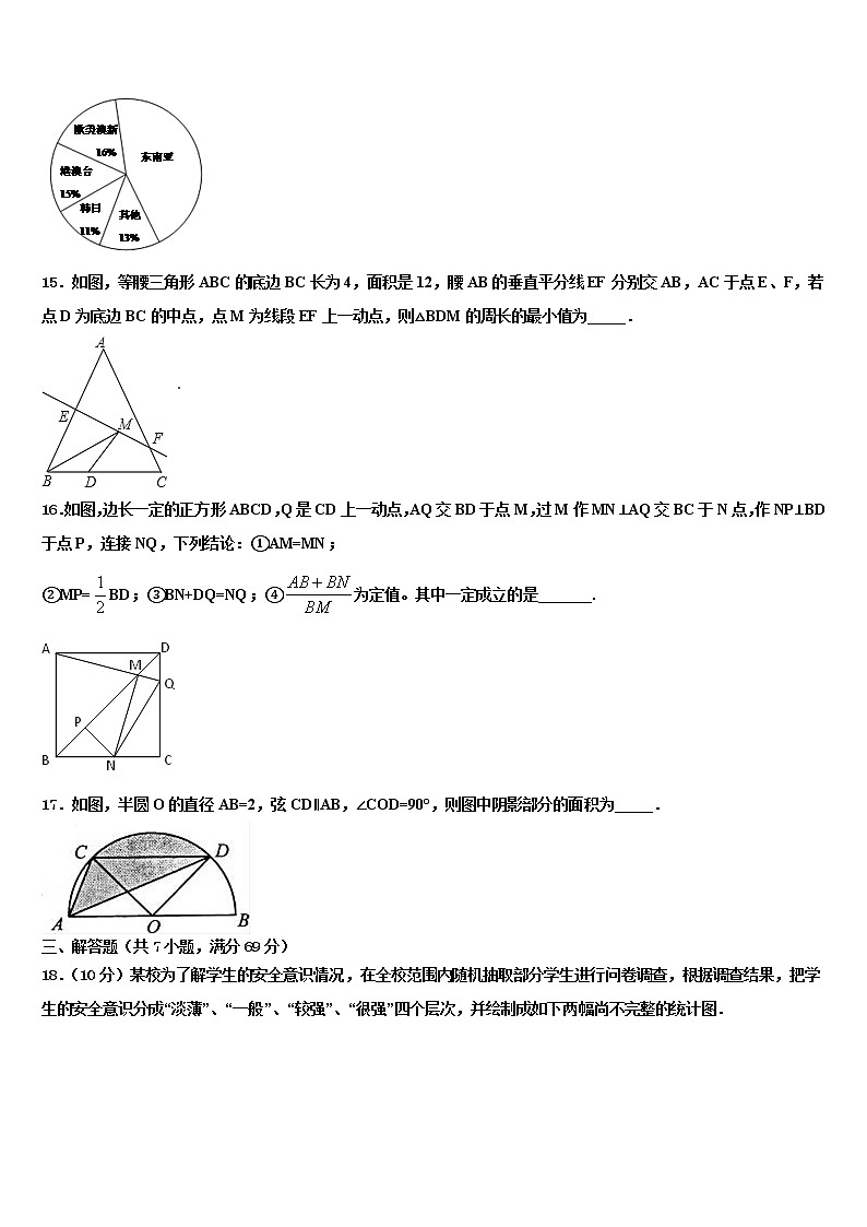 安徽省铜陵义安区六校联考2022年中考三模数学试题含解析第3页