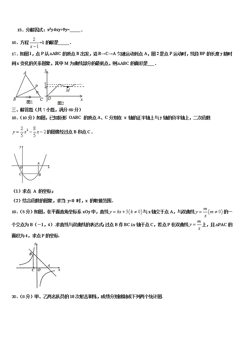安徽省郎溪二中学2021-2022学年中考数学模拟预测题含解析第3页