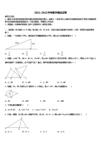 安徽省宣城市宣州区狸桥中学2021-2022学年中考数学最后一模试卷含解析