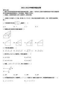 安徽无为尚文校2021-2022学年中考数学五模试卷含解析