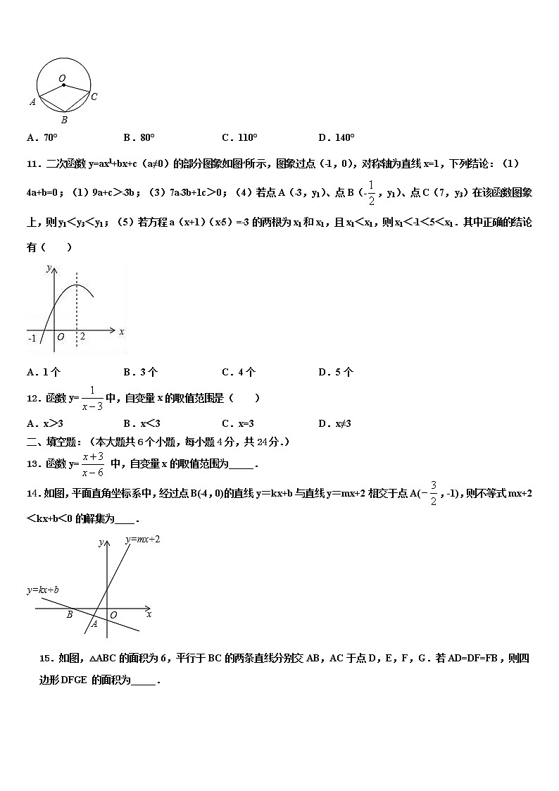 2022年重庆市巴南区达标名校中考数学押题试卷含解析03