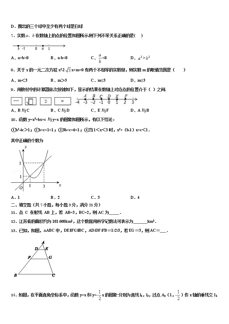 2022年重庆市兼善教育集团毕业升学考试模拟卷数学卷含解析02